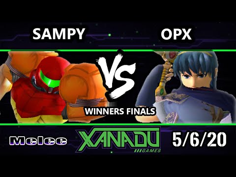 S@X 352 Onine Winners Finals - OPX (Marth, Fox) Vs. sampy (Samus) Smash Melee - SSBM