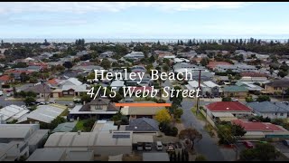 Video overview for 4/15 Webb Street, Henley Beach SA 5022