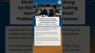 Reaksi Dudung Dikritik Rizieq soal 'Jenderal Baliho' & Bisiki Prabowo 'Kabur ke Yaman'