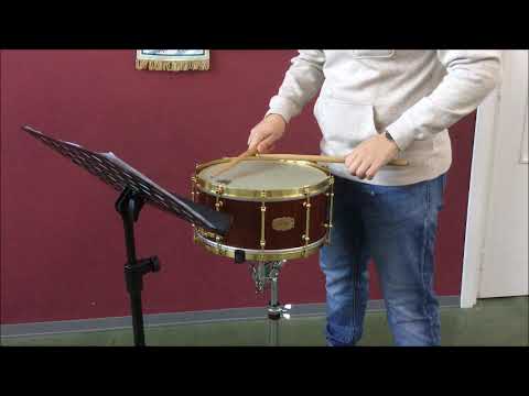 Bent Lylloff, Etude For Snare Drum - Performer Paolo Martini