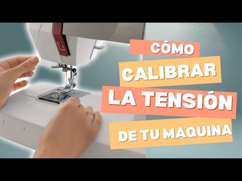 Part of a video titled Te enseño cómo calibrar la tensión de tu máquina de coser, ya no será un ...