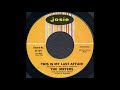 THIS IS MY LAST AFFAIR / THE METERS [josie 45-1015]