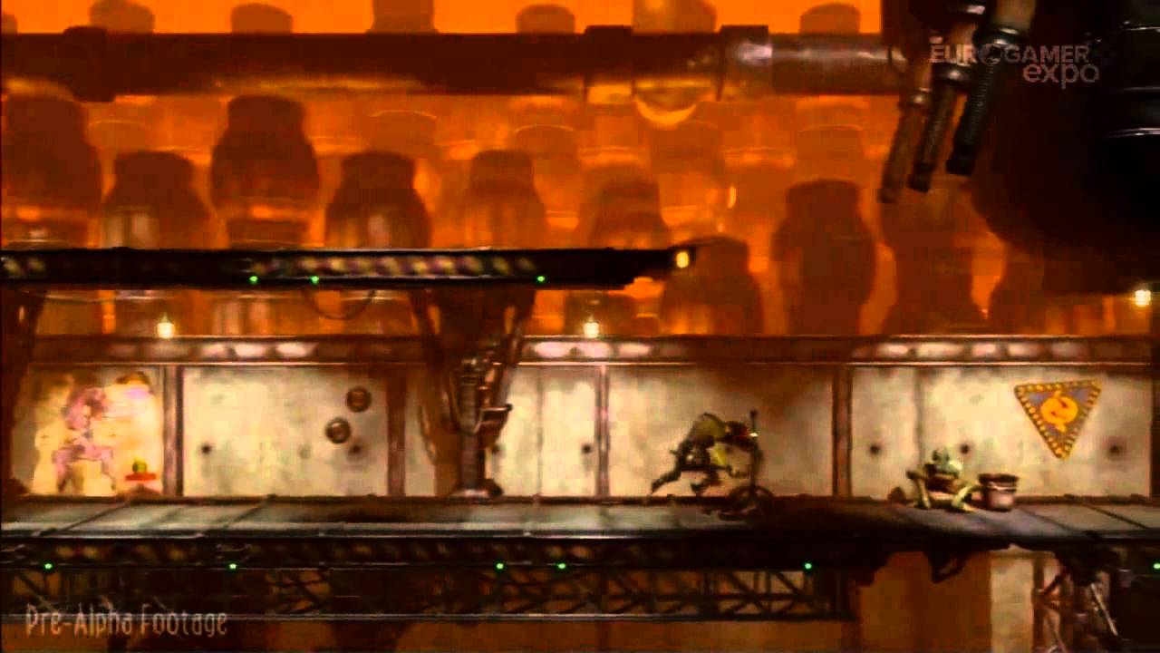 Abe's Oddysee: New 'n' Tasty! (Abe HD) first footage - Eurogamer Expo 2012 - YouTube