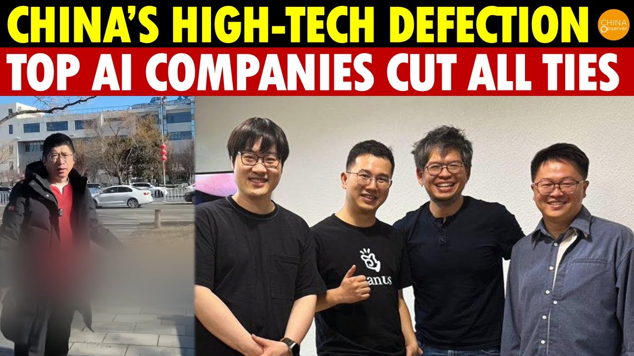 China’s Top Tech and Talent Defection Begins! Top AI Companies Cut All Ties with China