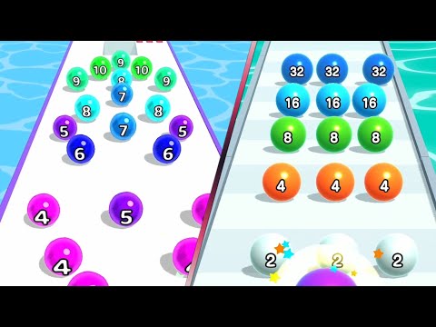 🆚 MARBLE RUN 3D vs 2048 AMAZE BALLS All Levels Gameplay Walkthrough Android, iOS 1