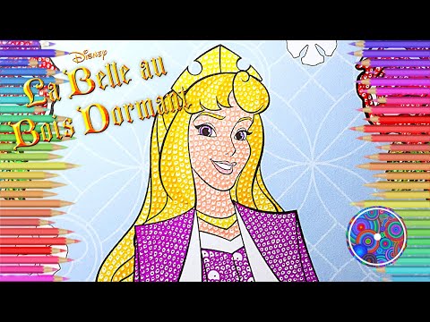 Colorier et dessiner la Princesse Aurore, La Belle au bois dormant DISNEY/Coloring Sleeping beauty