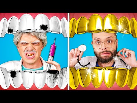 Rich Doctor Vs Broke Doctor! Parenting Tips - Cool Gadgets & Funny Situations