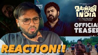 Malayalee From India Official Teaser | REACTION!! | Dijo Jose Antony | Nivin Pauly | Listin Stephen