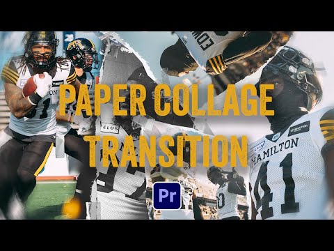 TRENDY PAPER COLLAGE TRANSITION! Super Easy! (+ Free Assets!)