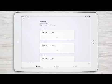Create/Edit Climate Scenes with Crestron Home App