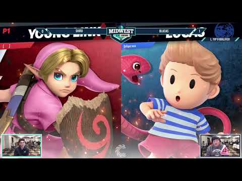 Midwest Arcadian II Losers Top 8 Qualifier - Shiro (Hero, Young Link) vs Blucas (Lucas)