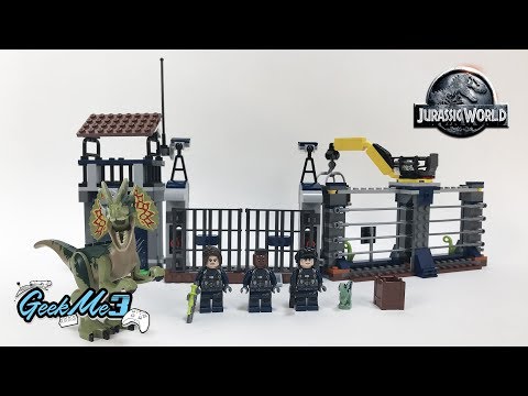 Vidéo LEGO Jurassic World 75931 : L'attaque de l'avant-poste par le Dilophosaurus