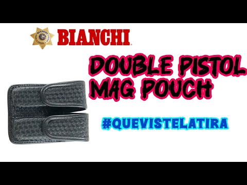 Bianchi double pistol mag pouch review #quevistelatira