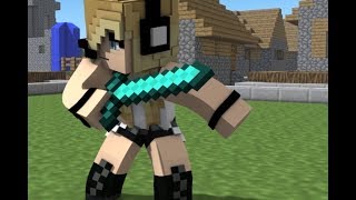 Minecraft song / Psycho Girl 13 and 14 / Psycho Girl series ♫ Minecraft Song and animation video