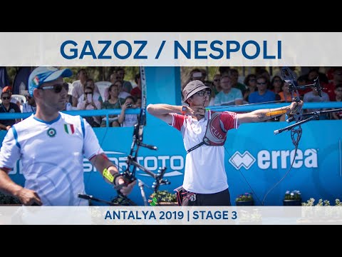 Mete Gazoz v Mauro Nespoli – recurve men bronze | Antalya 2019 World Cup S3