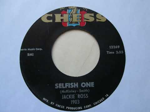 *Jackie Ross* | Selfish One  | Soul 1964  7" Vinyl Record