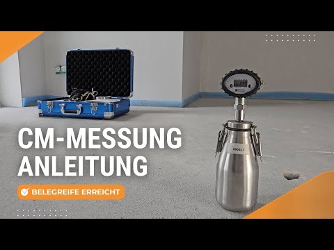 CM-MESSUNG | [DIN EN 18560] | Bestimmung der Restfeuchte & Belegreife von Estrichen | BTV-DE