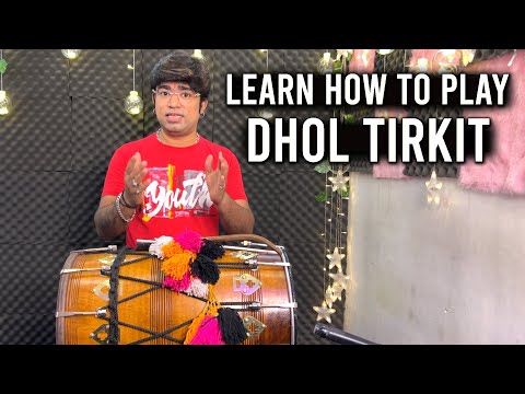 #video Learn How To Play Dhol Tirkit - VERY EASY! | #dhol Lesson | Janny Dholi