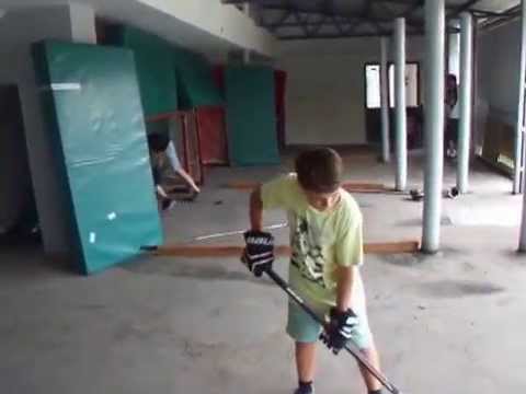 Fragment treningu Żaków Młodszych MMKS Podhale Pawła Gila