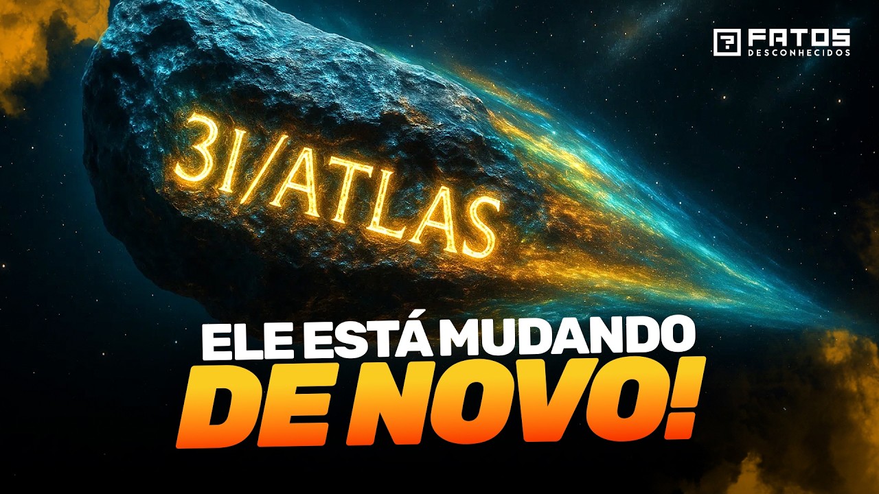 O que está acontecendo com o 3I/ATLAS? Cor alterada, brilho aumentado, mistério crescente