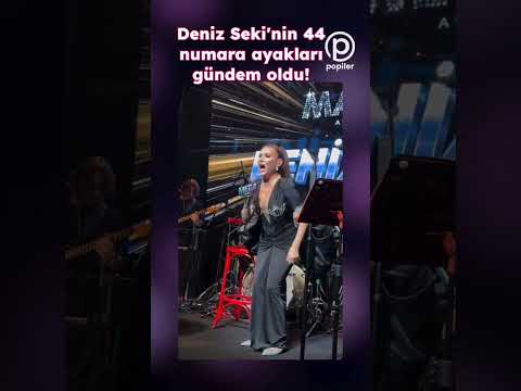 Deniz Seki'nin 44 numara ayakkabıları olay oldu: "Bu ayaklar gerçek mi?" 😱 #DenizSeki