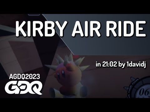 Kirby Air Ride by 1davidj in 21:02 - Awesome Games Done Quick 2023