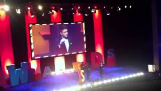 Nicholas McDonald Singing Arms Of An Angel At Young Scot Awards