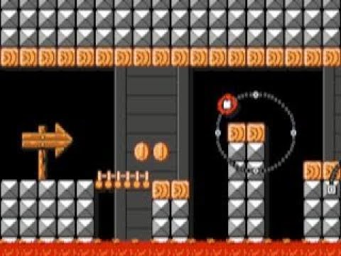 Lava Bubble Labyrinth ⚡️ by SplatmastR ⚡️ SUPER MARIO MAKER Raw GAMEPLAY