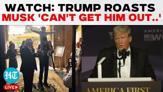 Trump Speech LIVE | Donald Trump Teases Elon Musk Says 'Can't Get Him Out Of Mar-A-Lago' | US News