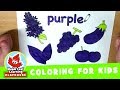 Purple Coloring Page For Kids Maple Leaf Learning Playhouse