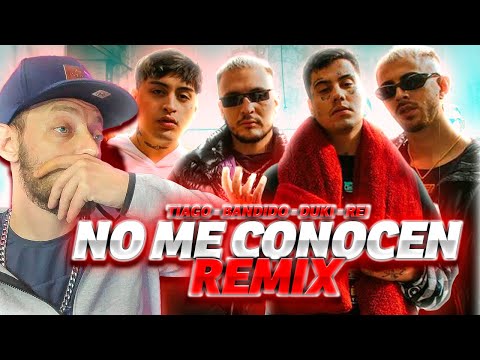 DTOKE REACCIONA A NO ME CONOCEN (REMIX) - BANDIDO, DUKI, REI, TIAGO PZK (VIDEO OFICIAL) 🔥🔥