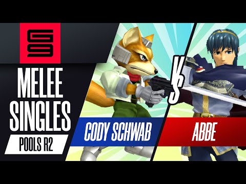 Cody Schwab (Fox) vs Abbe (Marth) - Melee Singles Pools Winners Semi-Final  - Genesis 9