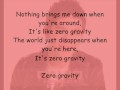David Archuleta Zero Gravity Lyrics