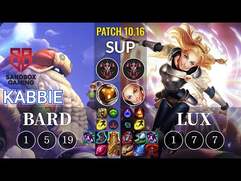 SB Kabbie Bard vs Lux Sup - KR Patch 10.16