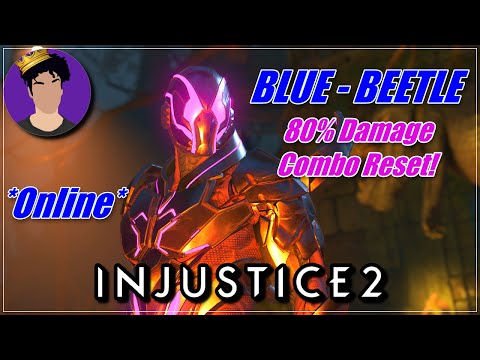 THIS IS MY COMBO!!! Injustice 2 - Blue Beetle | 60% - 85% Damage Combos!