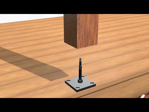 Zipbolt Exterior XT Post Anchor 17.800