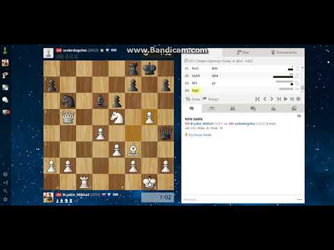 Blitz on Chess.com FM Bryakin Mikhail - GM Solomon Kenny