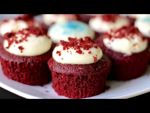 Easy Red Velvet Cupcakes with Cream Cheese Icing Recipe - Hot Chocolate Hits