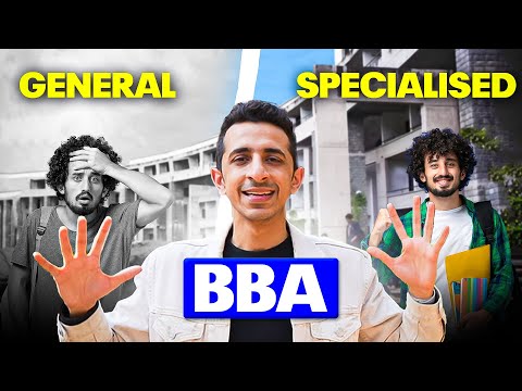 BBA General vs BBA with Specialization ? Which is Better in 2025 ? Honest Review