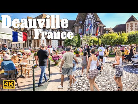 Deauville,France🇫🇷 - 4K HDR Walking Tour 2025 |  Deauville 4K | A Walk In Paris