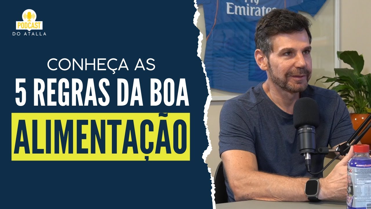 As 5 REGRAS da boa ALIMENTAÇÃO! #CortesJowCast | MARCIO ATALLA