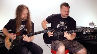Video thumbnail for ESP Guitars: LTD Deluxe SN-1000HT Fire Blast & SN-1000 EverTune Demo by Jamie Hunt & Pat Heath by ESP Guitars USA