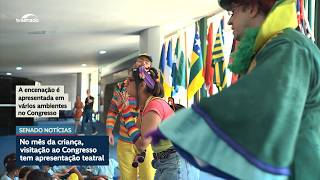 Programação do Congresso no mês da criança inclui projeto Visite Encena