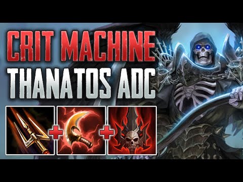 CRITATOS, DESTROYER OF DREAMS! Thanatos ADC Gameplay (SMITE Conquest)