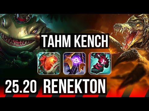 TAHM KENCH vs RENEKTON (TOP) | EUW Master | 25.20