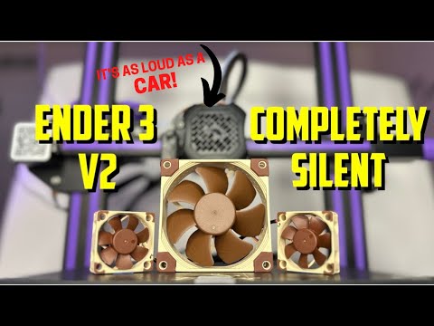 How To Make An Ender 3 V2 WHISPER QUIET - Step By Step Guide