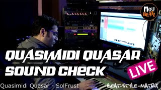 Video thumbnail for Quasimidi Quasar - Studio Hardware Soundcheck - Live Play - MouBeatz - 2021 by MouBeatz