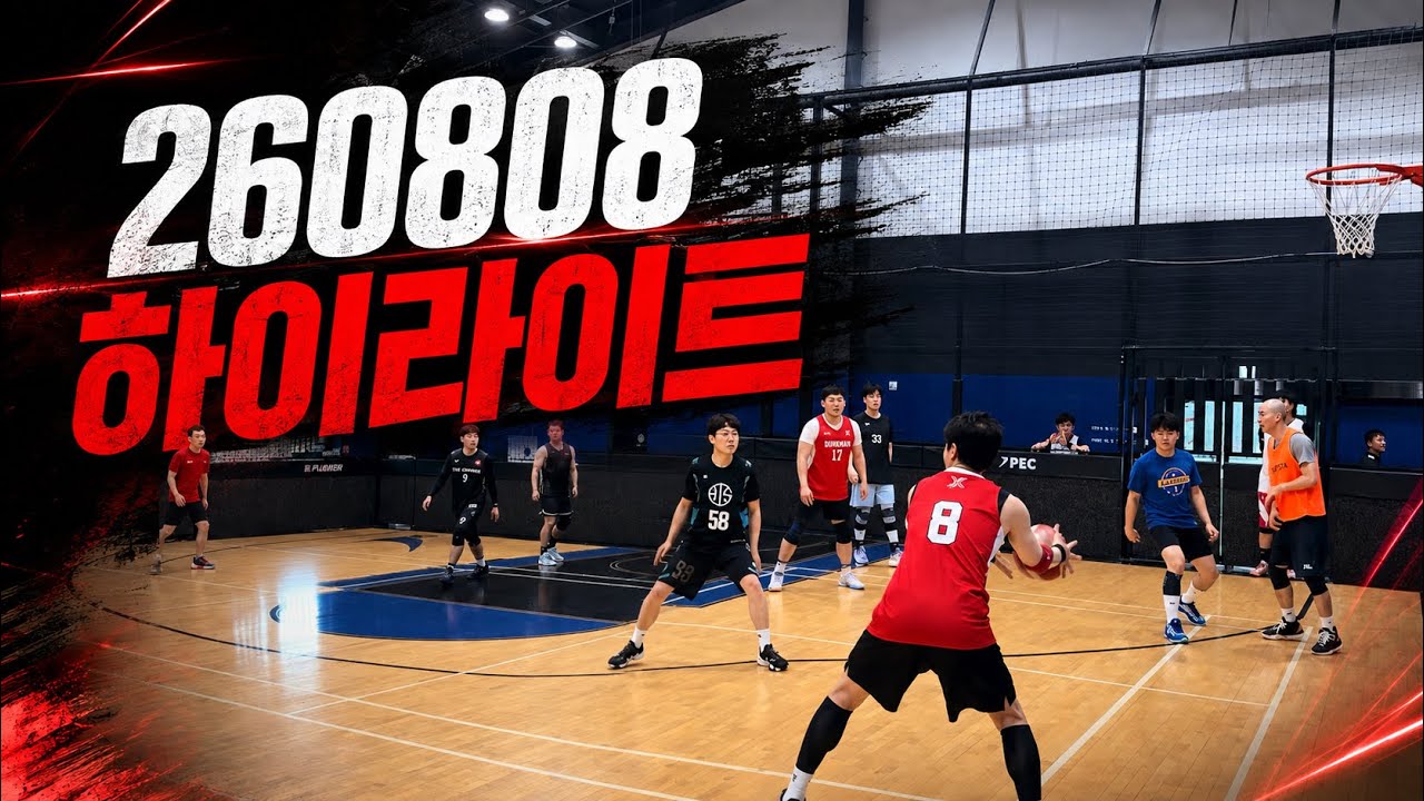 (H/L) 덩킨스 정규모임 하이라이트 260808 #???? #유튜브 #농구 #즐거운운동 #basketball