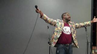 George Huff from American Idol - We Tell Stories Poetry Night - July 2010