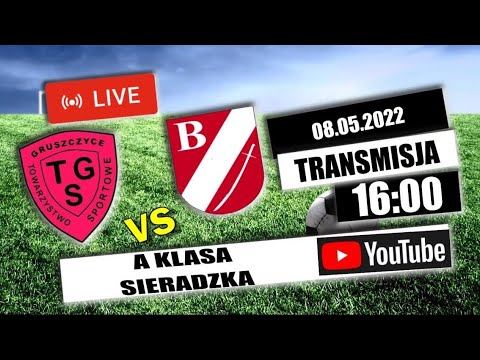 TG GRUSZCZYCE - GLKS BIAŁA - 20 kolejka A klasa sieradzka - na żywo